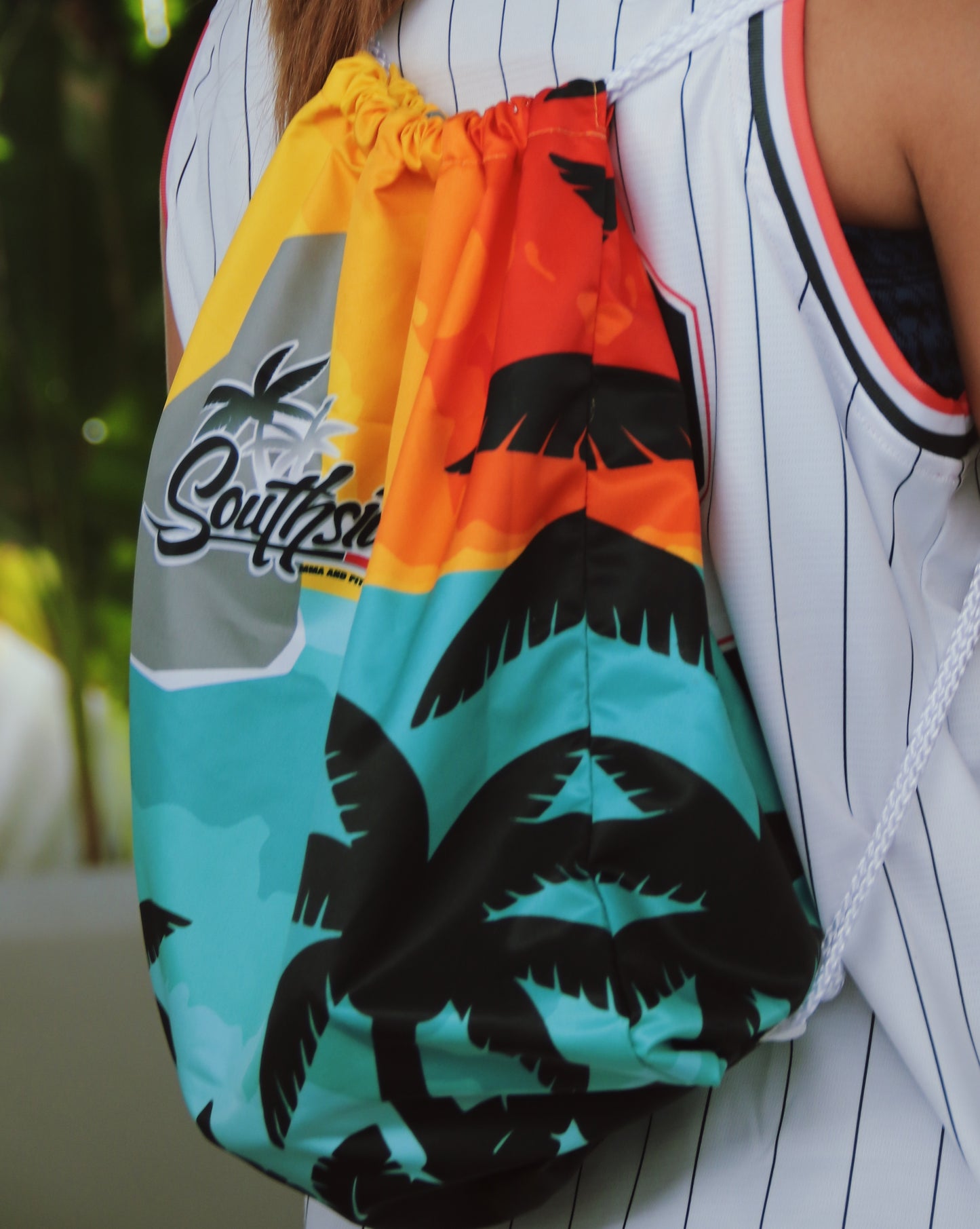 0014 Mural 1 Drawstring Bag