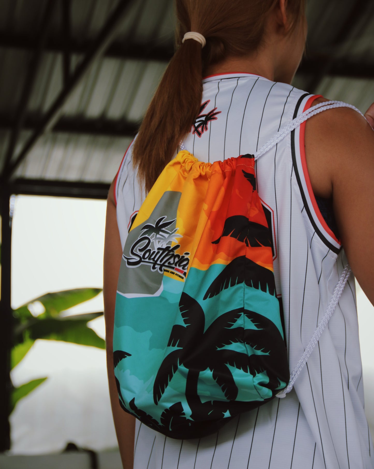 0014 Mural 1 Drawstring Bag