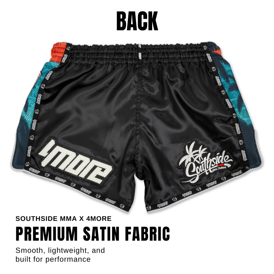 0001 Southside Limited Edition Black Muay Thai Shorts