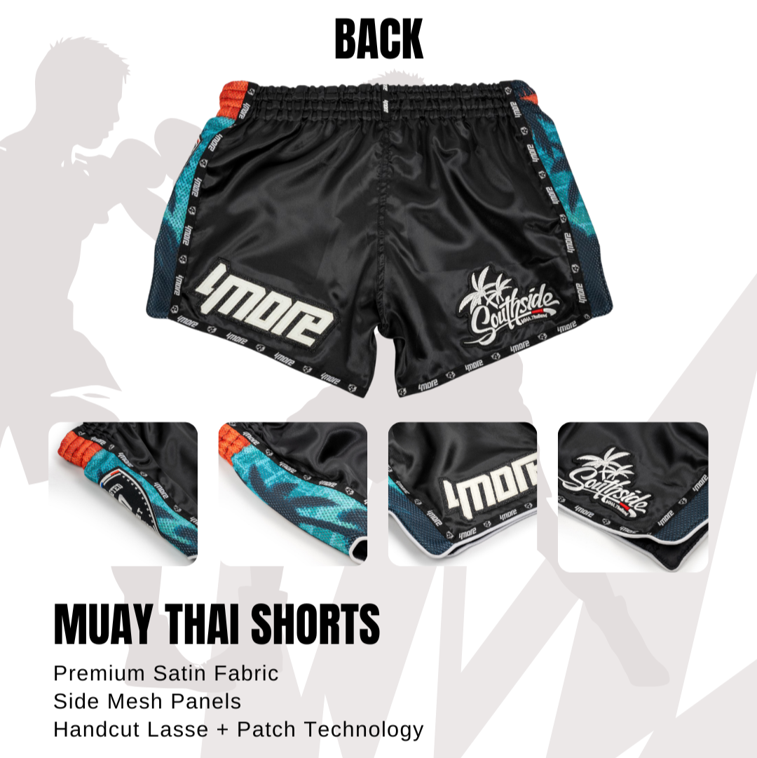 0001 Southside Limited Edition Black Muay Thai Shorts