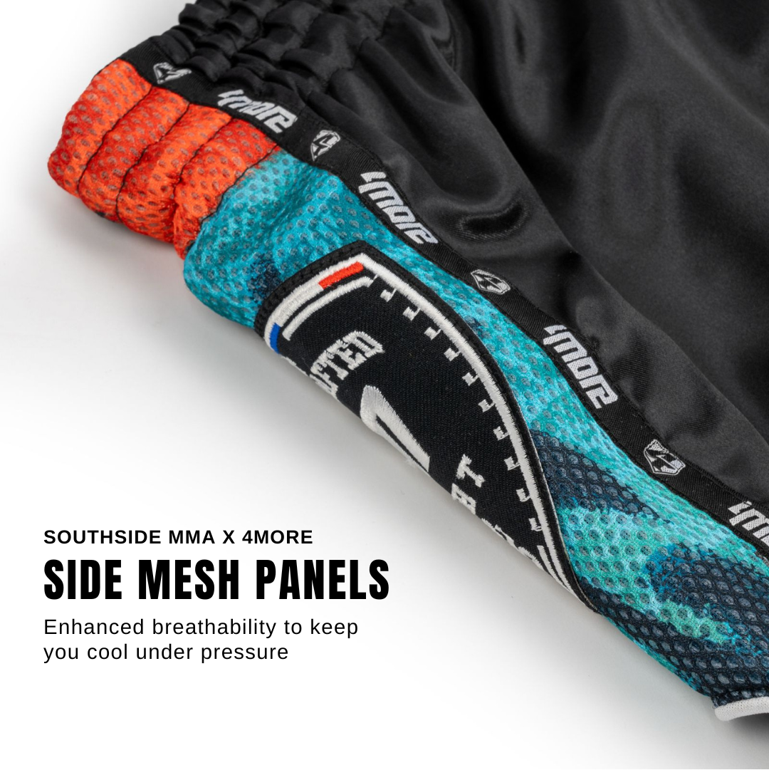 0001 Southside Limited Edition Black Muay Thai Shorts
