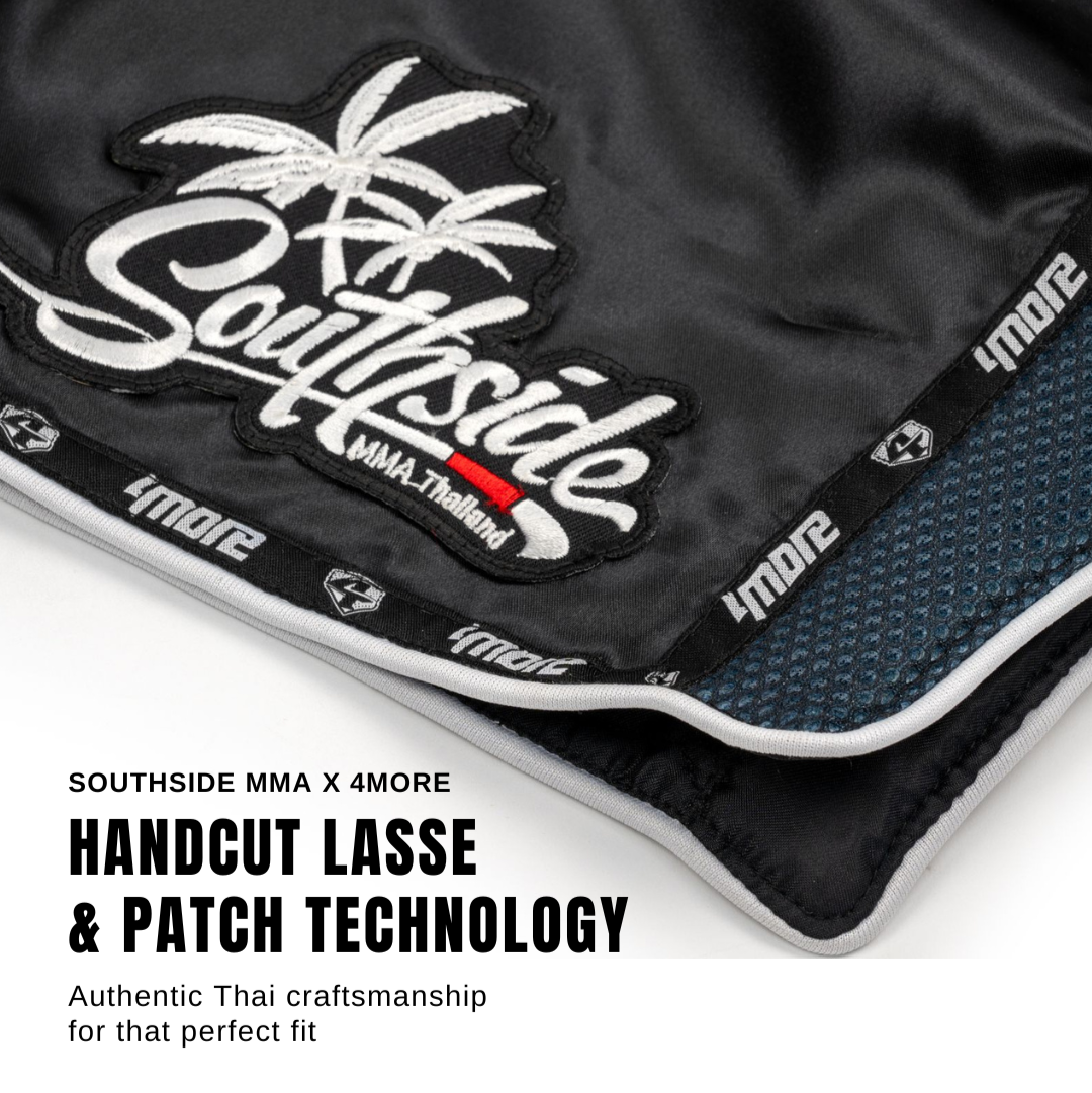 0001 Southside Limited Edition Black Muay Thai Shorts