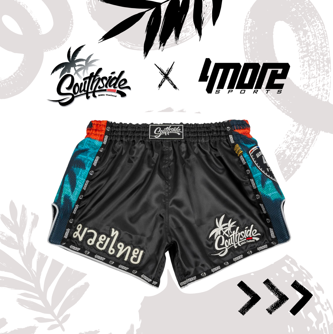 0001 Southside Limited Edition Black Muay Thai Shorts