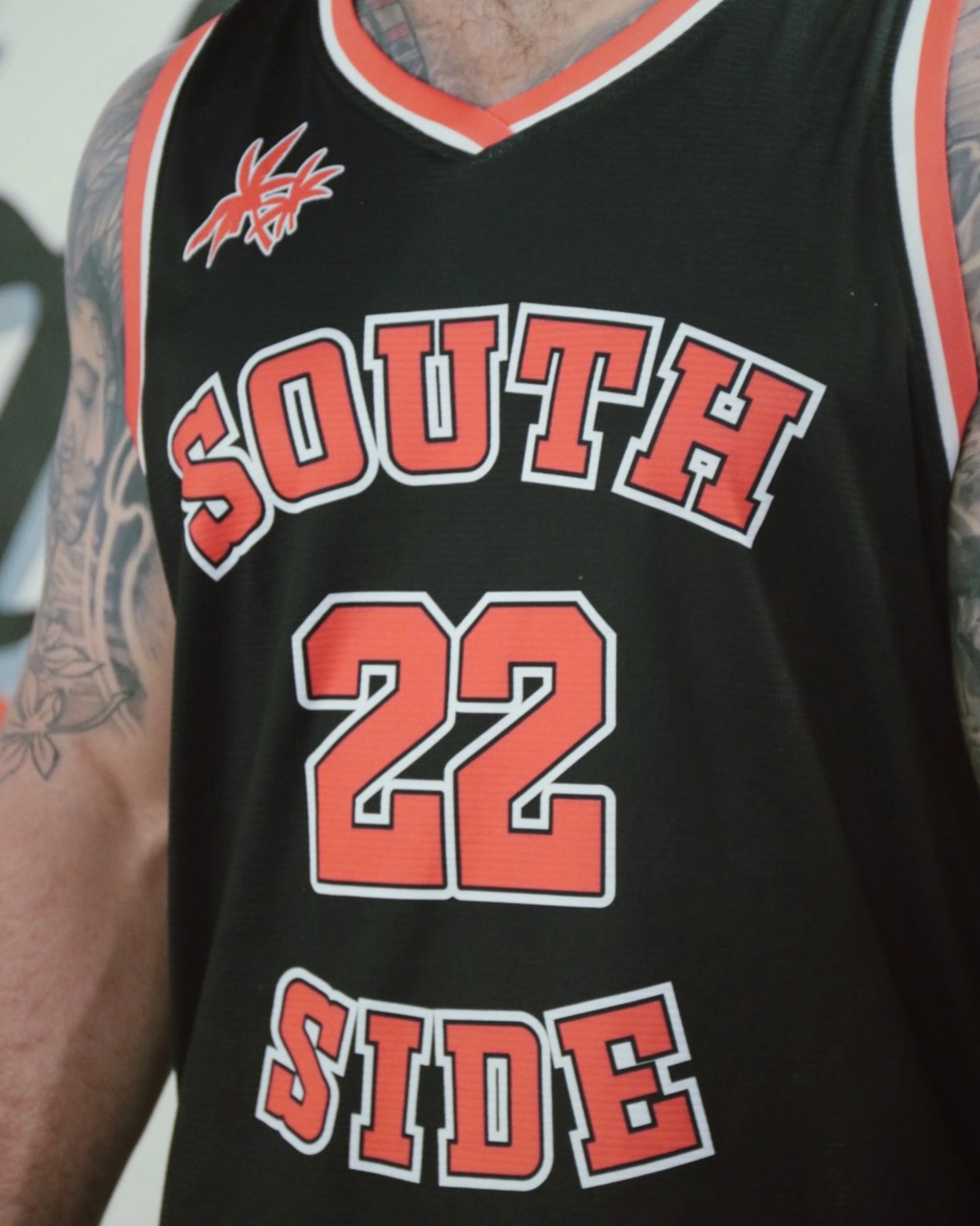 Southside Black Basketball Jersey 2