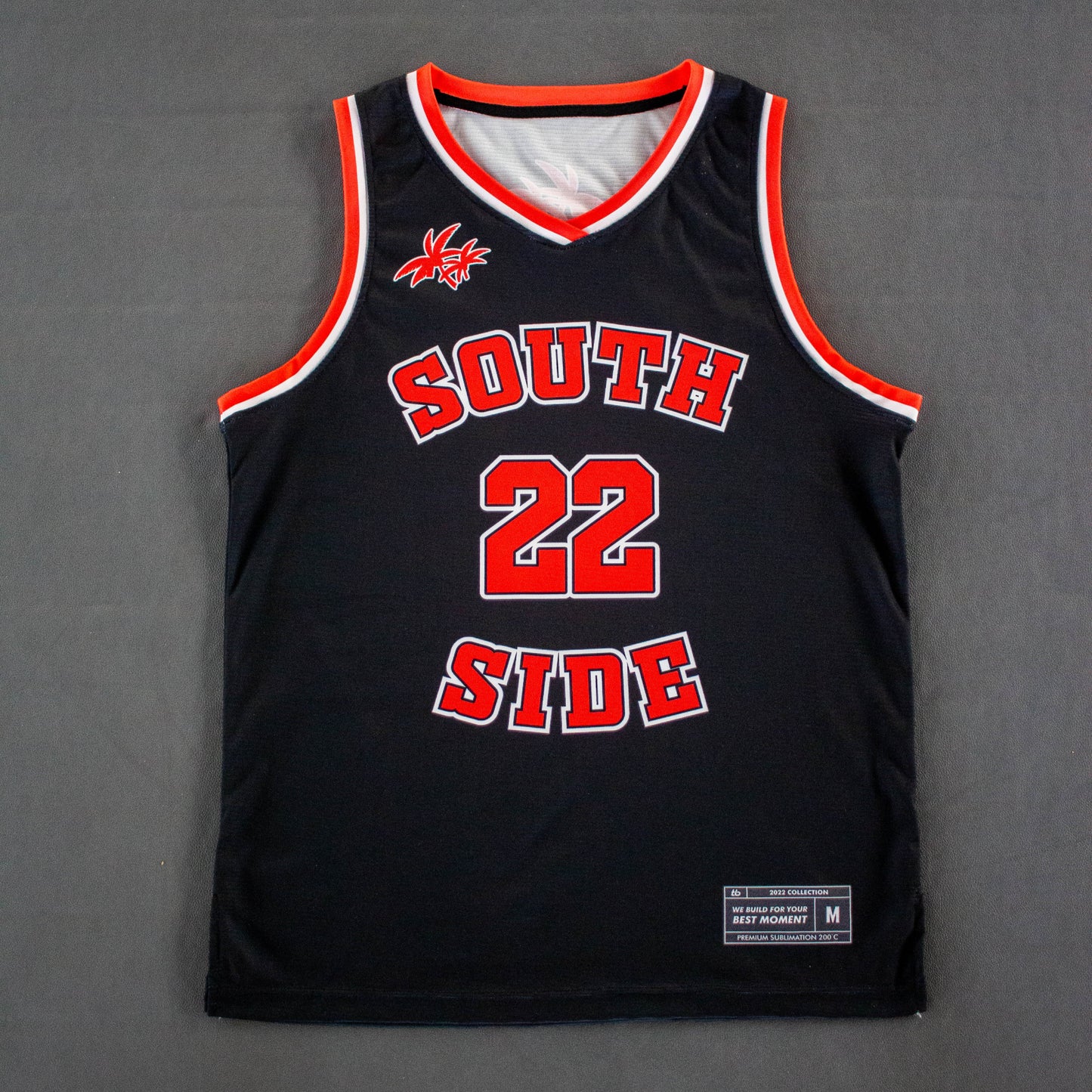 Southside Black Basketball Jersey 8