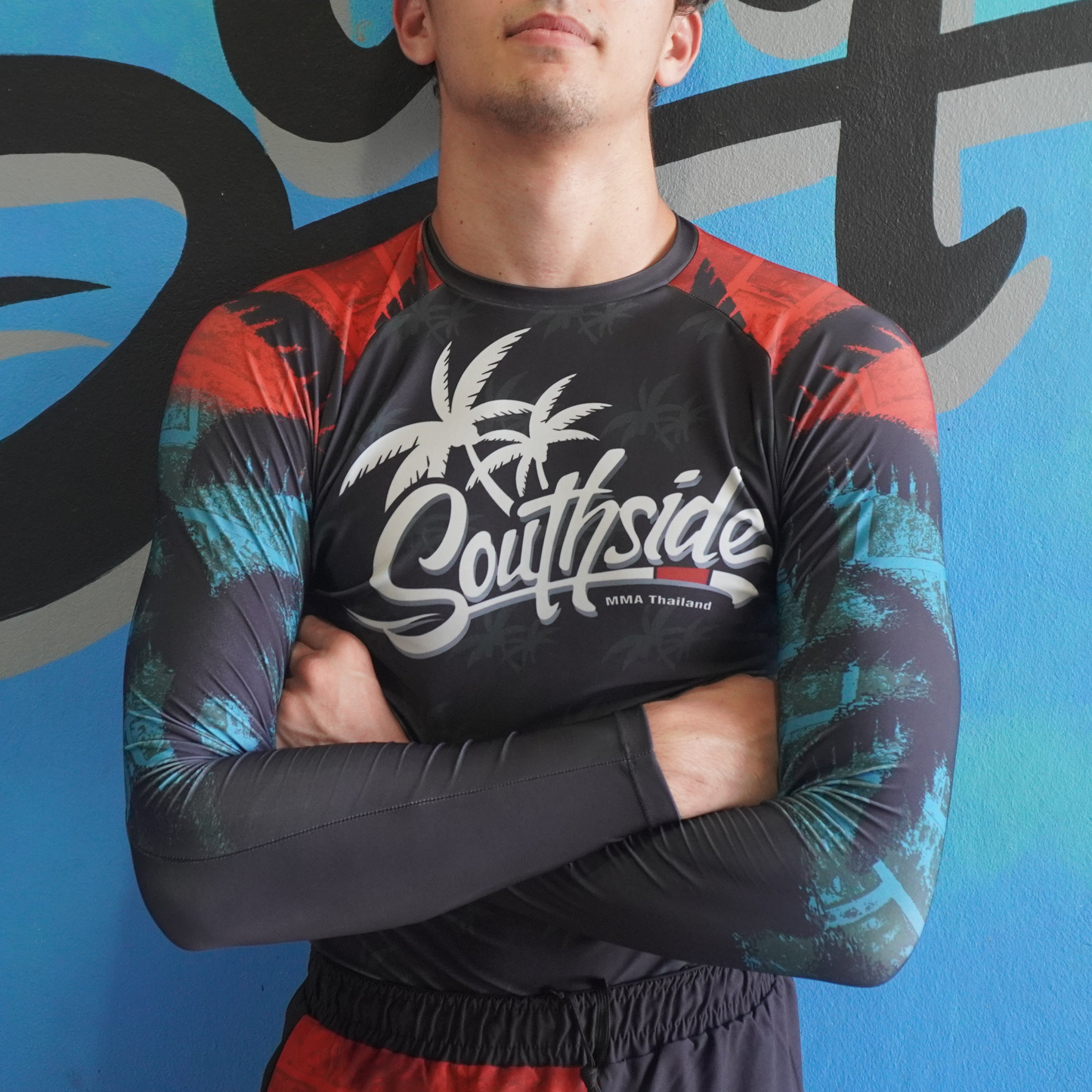 0001K Southside Long Sleeve Youth Rash Guard