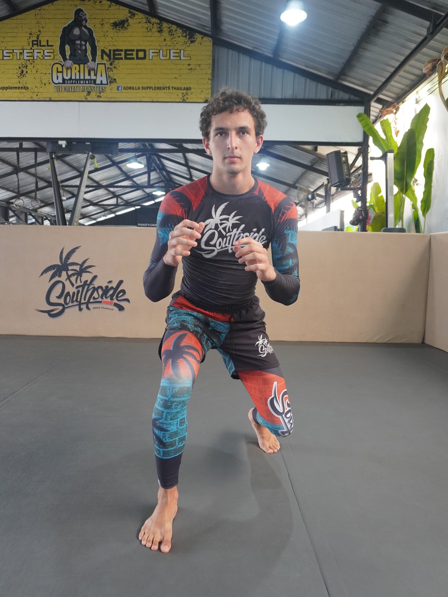 0001K Southside Long Sleeve Youth Rash Guard