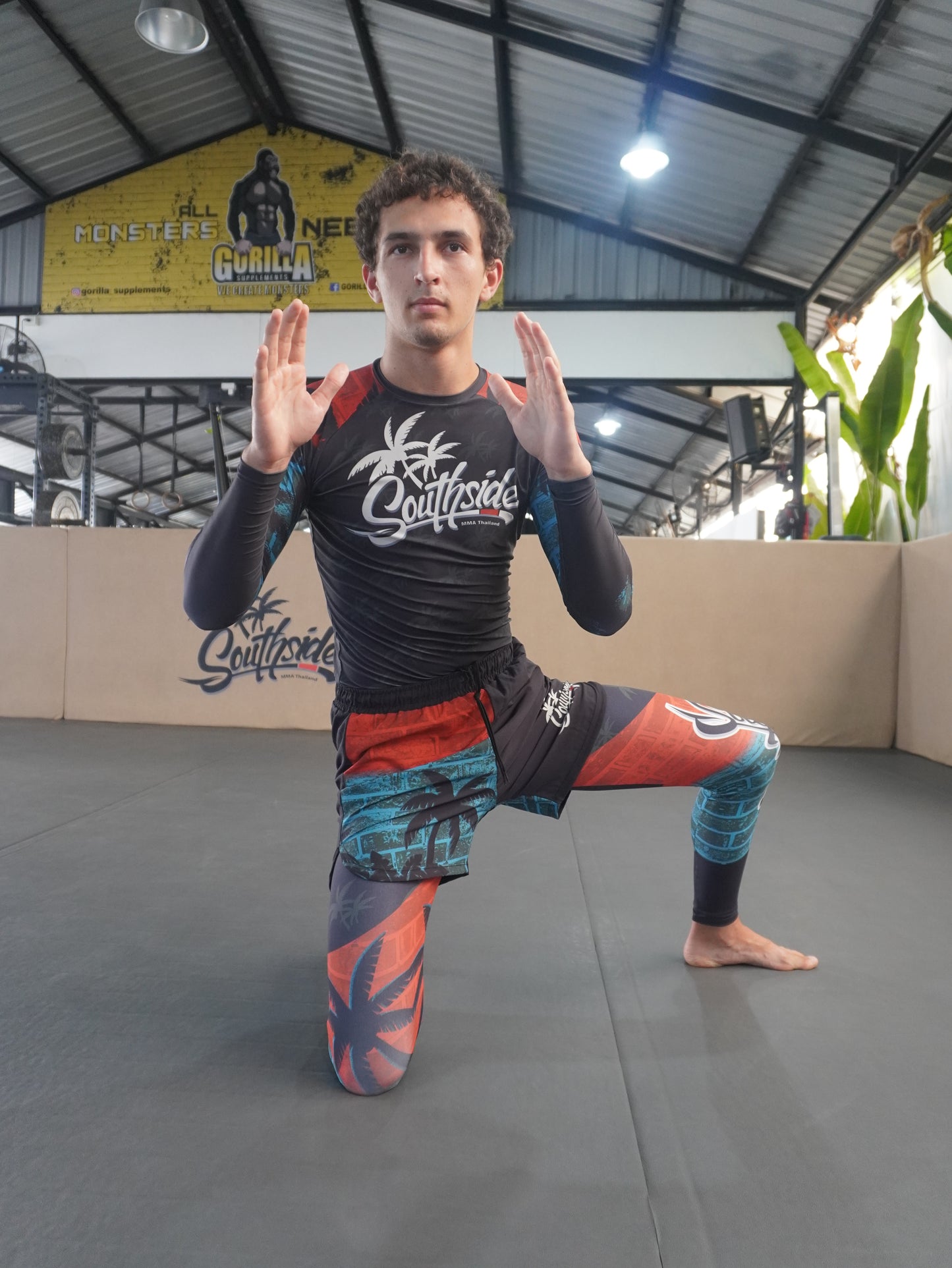 0001K Southside Long Sleeve Youth Rash Guard