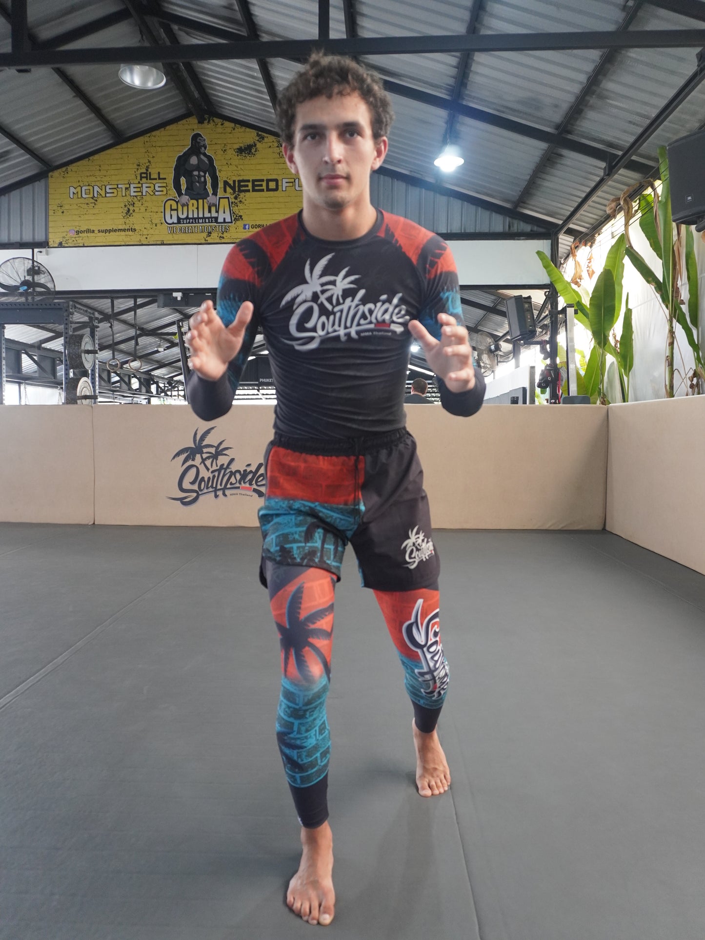 0001K Southside Long Sleeve Youth Rash Guard