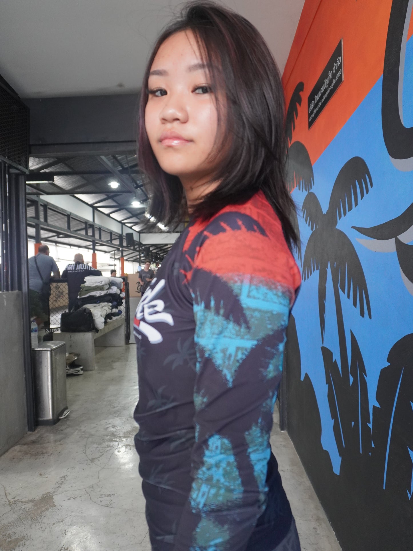 0001K Southside Long Sleeve Youth Rash Guard