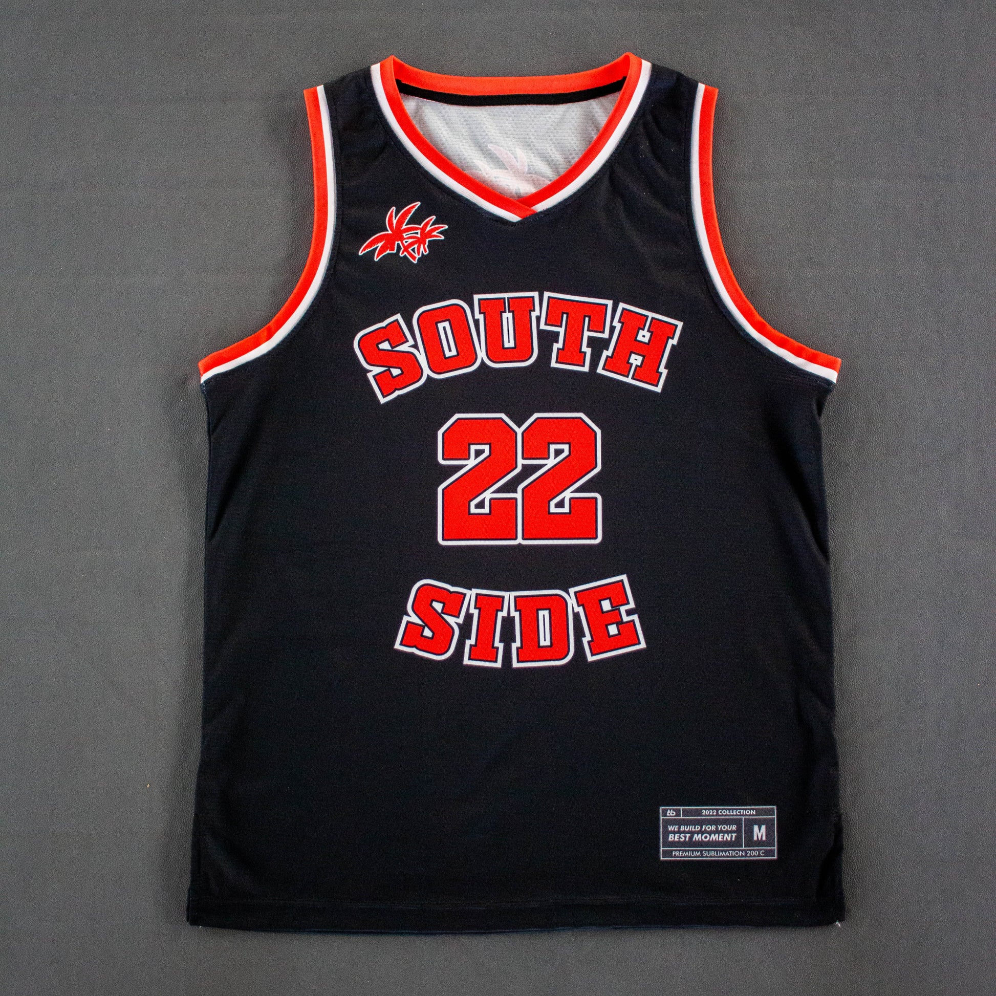 Southside Black Basketball Jersey 6