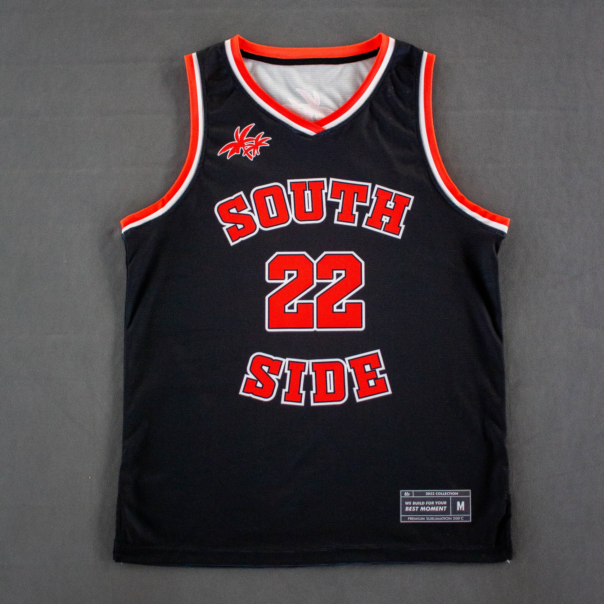 Southside Black Basketball Jersey 8