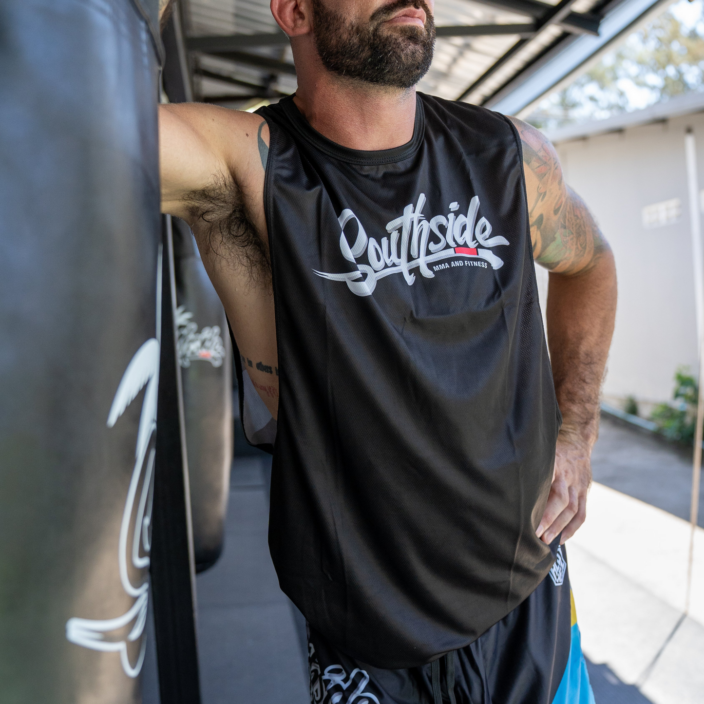 0004 Southside Classic Black Tank
