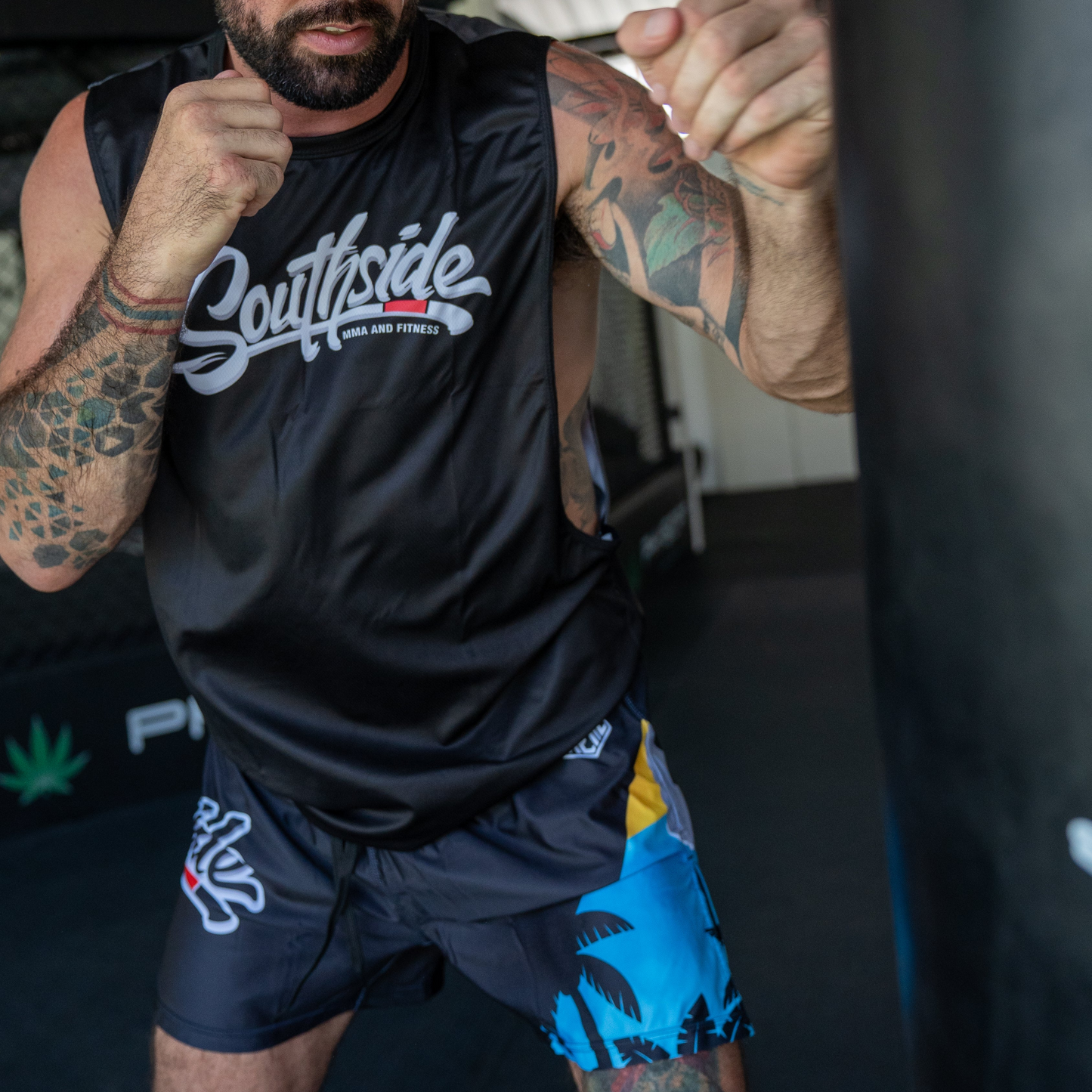 0004 Southside Classic Black Tank
